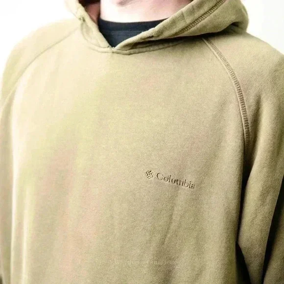 Y2K 2006 Columbia Hoodie Olive Green - Picture 5 of 7